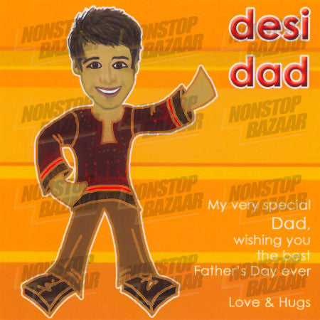 Desi Dad - My Very Special Dad Card