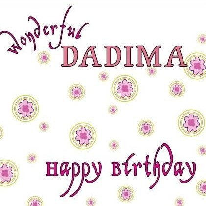 Wonderful Dadima Birthday Card