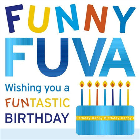 Funny Fuva Birthday Card