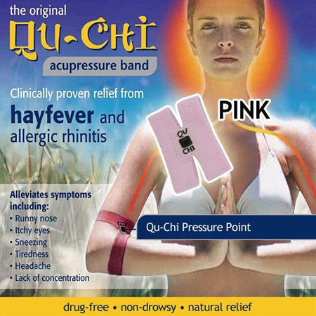 Qu-Chi Acupressure Band - Pink